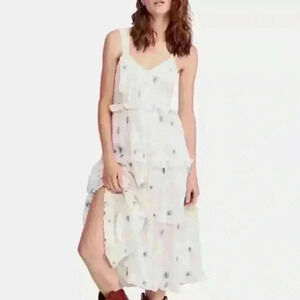 Free People White Floral Dress
